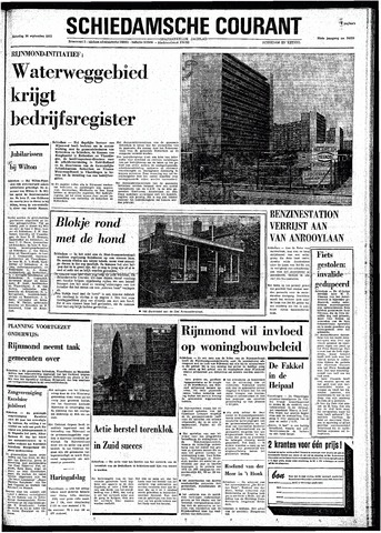 Rotterdamsch Nieuwsblad / Schiedamsche Courant / Rotterdams Dagblad / Waterweg / Algemeen Dagblad 1972-09-30