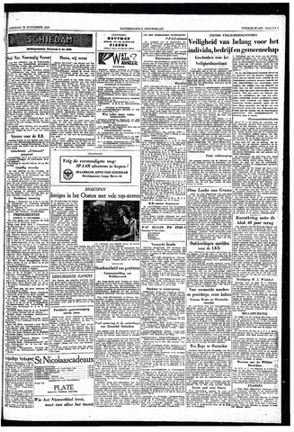 Rotterdamsch Nieuwsblad / Schiedamsche Courant / Rotterdams Dagblad / Waterweg / Algemeen Dagblad 1953-11-28