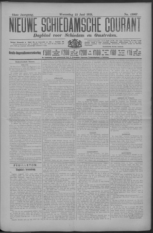 Nieuwe Schiedamsche Courant 1921-06-22