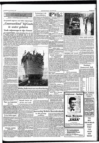 Rotterdamsch Nieuwsblad / Schiedamsche Courant / Rotterdams Dagblad / Waterweg / Algemeen Dagblad 1955-03-23