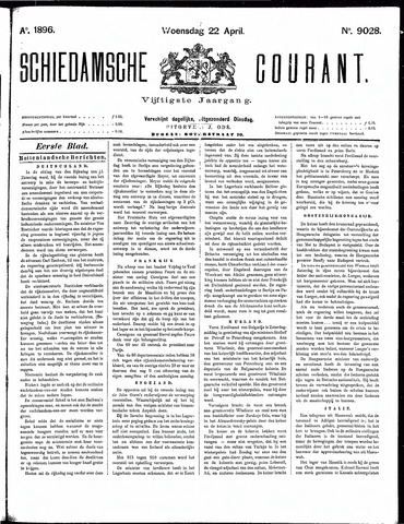 Schiedamsche Courant 1896-04-22