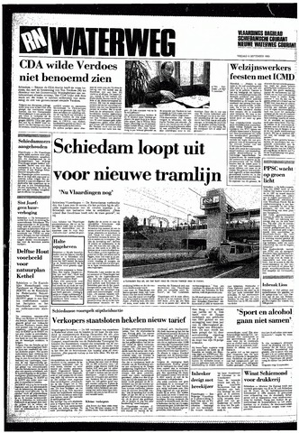 Rotterdamsch Nieuwsblad / Schiedamsche Courant / Rotterdams Dagblad / Waterweg / Algemeen Dagblad 1985-09-06