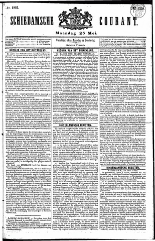 Schiedamsche Courant 1863-05-25