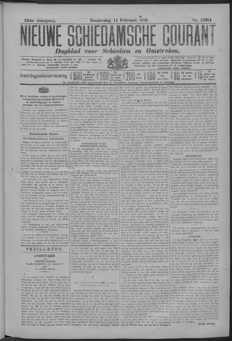 Nieuwe Schiedamsche Courant 1919-02-13