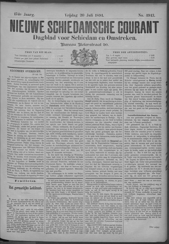 Nieuwe Schiedamsche Courant 1894-07-20