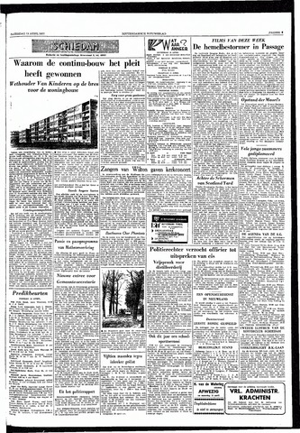 Rotterdamsch Nieuwsblad / Schiedamsche Courant / Rotterdams Dagblad / Waterweg / Algemeen Dagblad 1957-04-13