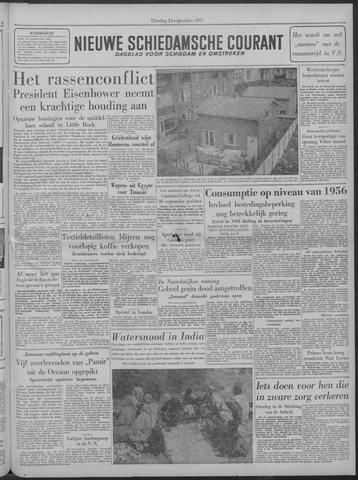 Nieuwe Schiedamsche Courant 1957-09-24