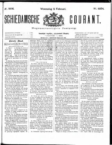Schiedamsche Courant 1896-02-05
