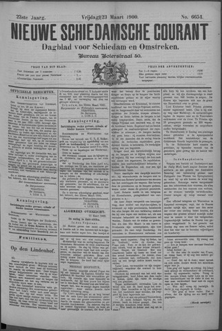 Nieuwe Schiedamsche Courant 1900-03-23