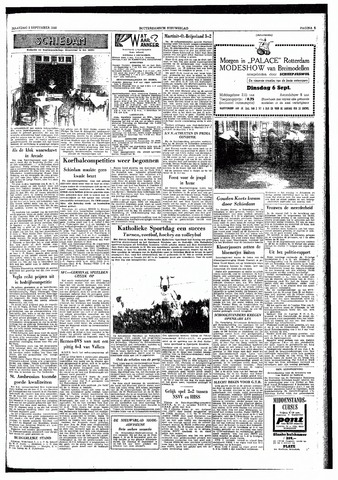 Rotterdamsch Nieuwsblad / Schiedamsche Courant / Rotterdams Dagblad / Waterweg / Algemeen Dagblad 1955-09-05
