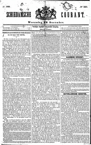 Schiedamsche Courant 1869-12-22