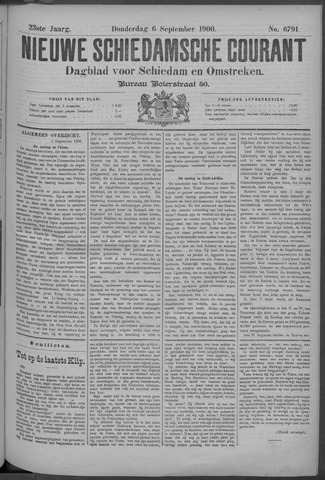 Nieuwe Schiedamsche Courant 1900-09-06