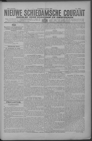 Nieuwe Schiedamsche Courant 1922-01-11