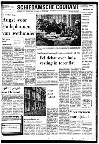 Rotterdamsch Nieuwsblad / Schiedamsche Courant / Rotterdams Dagblad / Waterweg / Algemeen Dagblad 1973-04-05
