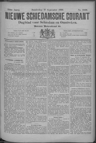 Nieuwe Schiedamsche Courant 1900-09-27