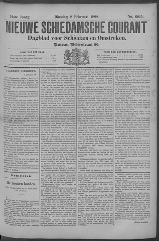 Nieuwe Schiedamsche Courant 1898-02-08