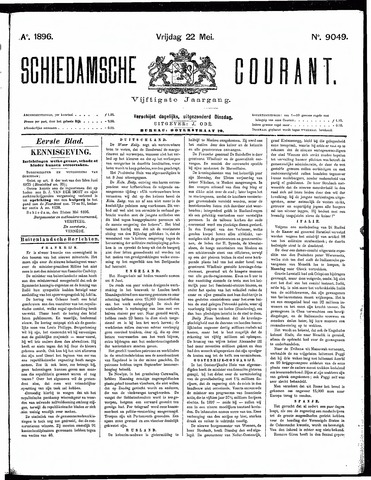 Schiedamsche Courant 1896-05-22