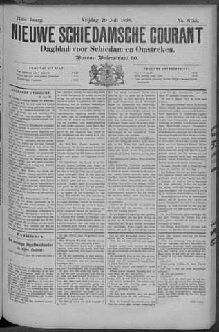 Nieuwe Schiedamsche Courant 1898-07-29