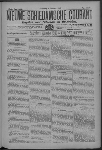 Nieuwe Schiedamsche Courant 1919-10-04