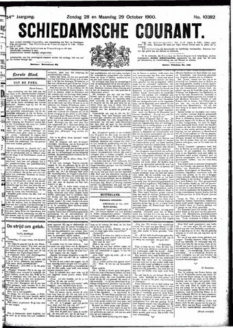 Schiedamsche Courant 1900-10-29