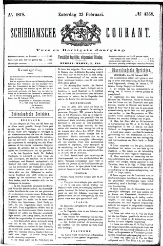Schiedamsche Courant 1878-02-23
