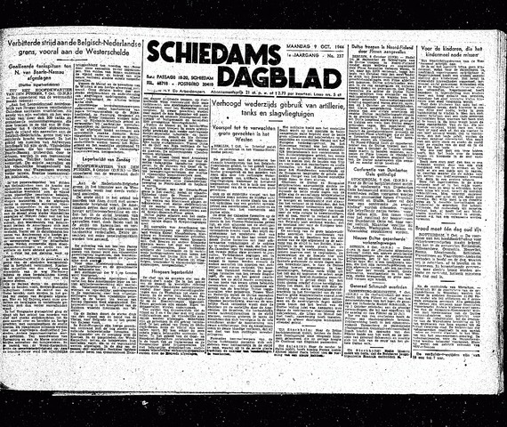 Schiedamsch Dagblad 1944-10-09