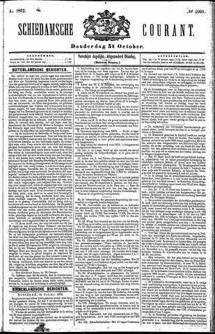 Schiedamsche Courant 1872-10-31