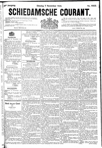 Schiedamsche Courant 1905-11-07