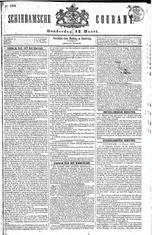Schiedamsche Courant 1863-03-12