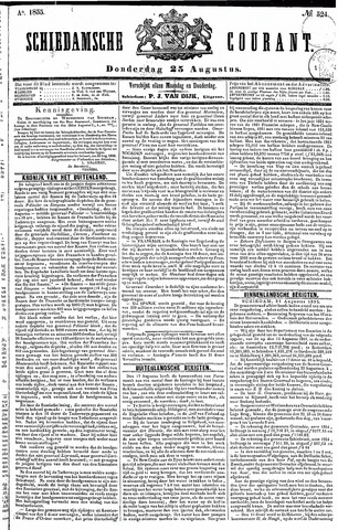 Schiedamsche Courant 1855-08-23