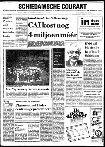 Rotterdamsch Nieuwsblad / Schiedamsche Courant / Rotterdams Dagblad / Waterweg / Algemeen Dagblad 1981-02-18