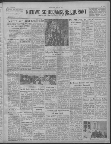 Nieuwe Schiedamsche Courant 1947-04-24