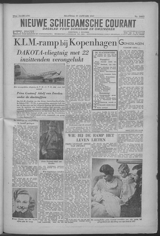 Nieuwe Schiedamsche Courant 1947-01-27