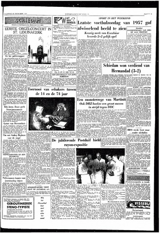 Rotterdamsch Nieuwsblad / Schiedamsche Courant / Rotterdams Dagblad / Waterweg / Algemeen Dagblad 1957-12-30
