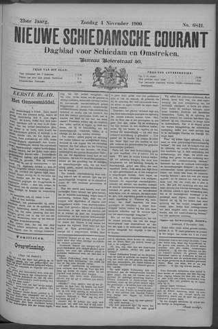 Nieuwe Schiedamsche Courant 1900-11-04