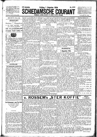 Schiedamsche Courant 1924-08-01