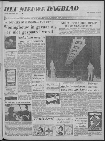 Nieuwe Schiedamsche Courant 1964-11-09