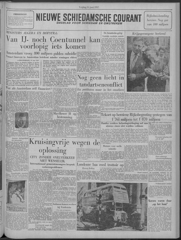 Nieuwe Schiedamsche Courant 1957-06-14
