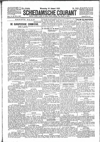 Schiedamsche Courant 1931-01-14
