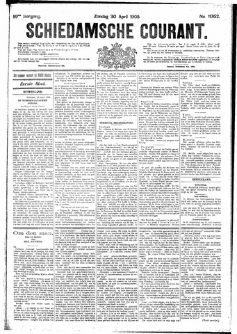 Schiedamsche Courant 1905-04-30
