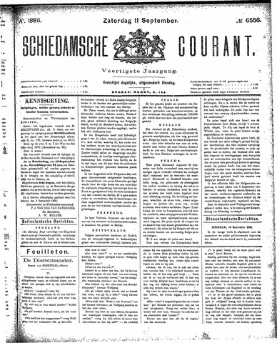 Schiedamsche Courant 1886-09-11