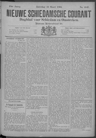 Nieuwe Schiedamsche Courant 1894-03-24