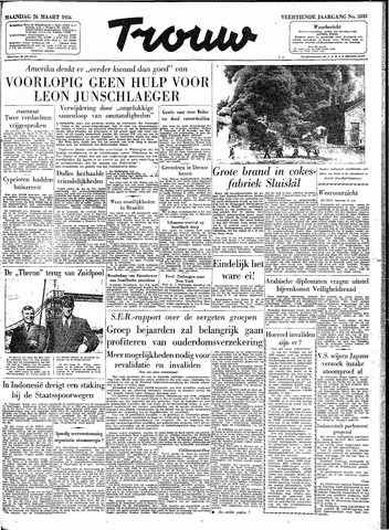 Trouw / De Rotterdammer 1956-03-26