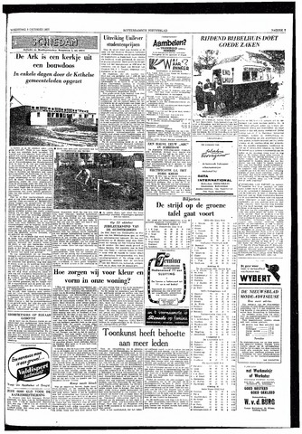 Rotterdamsch Nieuwsblad / Schiedamsche Courant / Rotterdams Dagblad / Waterweg / Algemeen Dagblad 1957-10-09