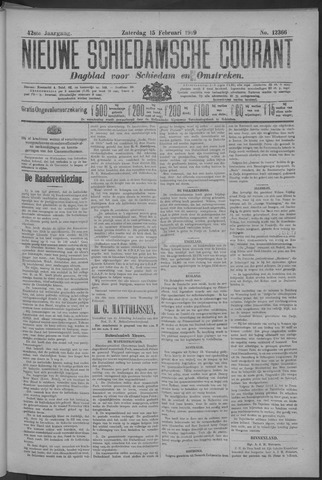 Nieuwe Schiedamsche Courant 1919-02-15