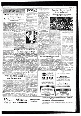 Rotterdamsch Nieuwsblad / Schiedamsche Courant / Rotterdams Dagblad / Waterweg / Algemeen Dagblad 1957-05-01