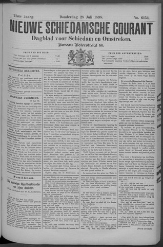 Nieuwe Schiedamsche Courant 1898-07-28