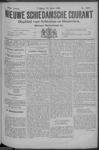 Nieuwe Schiedamsche Courant 1898-06-24