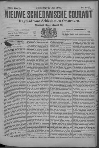 Nieuwe Schiedamsche Courant 1900-05-23