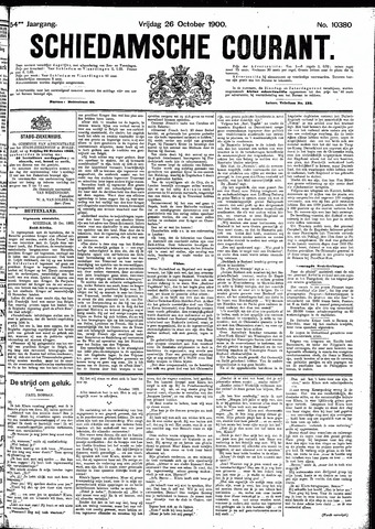 Schiedamsche Courant 1900-10-26